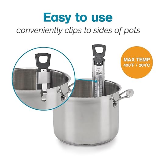 Polder Candy Thermometer, Stainless Steel Cooking Thermometer - Image 3