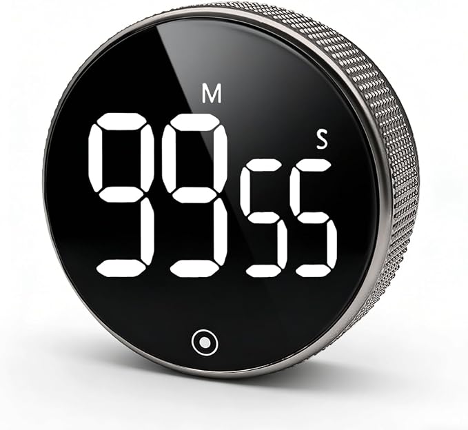 Sportsvoutdoors Rotating Digital Kitchen Timer, Large Display Screen Timer by sportsvoutdoors