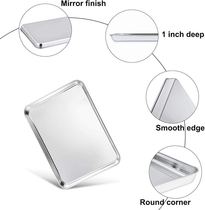 TeamFar Toaster Oven Pan Tray - Image 4