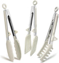 Kitchen Tongs, 9 Inch Tongs for Cooking by TOWINGO