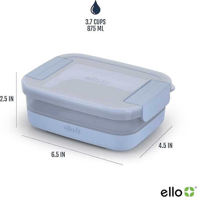Ello Plastic 3.7 Cup Meal Prep Set 10 Pc, 5 Pack Set - Image 3