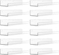 upsimples 12 Pack Acrylic Shelves Wall Organizer and Storage, Toy Cars by upsimples