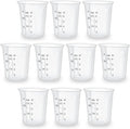 Silicone Measuring Cups Set 10Pcs 125ml by SwigranceQualityCreativity