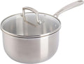 Babish Stainless Steel Saucepan 3.5 Quart Triply Professional Grade Cookware by Babish
