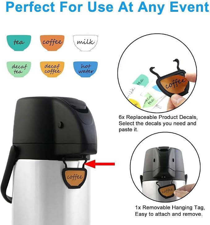 TOMAKEIT Airpot Coffee Dispenser Thermal - Image 5