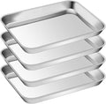 P&P CHEF 9 Inch Baking Cookie Sheet, Oven Pan Tray Stainless Steel Sheet Pan by PPCHEF