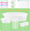 Silicone Measuring Cups Kit for Resin, Epoxy Supplies Set by Supporteverydream
