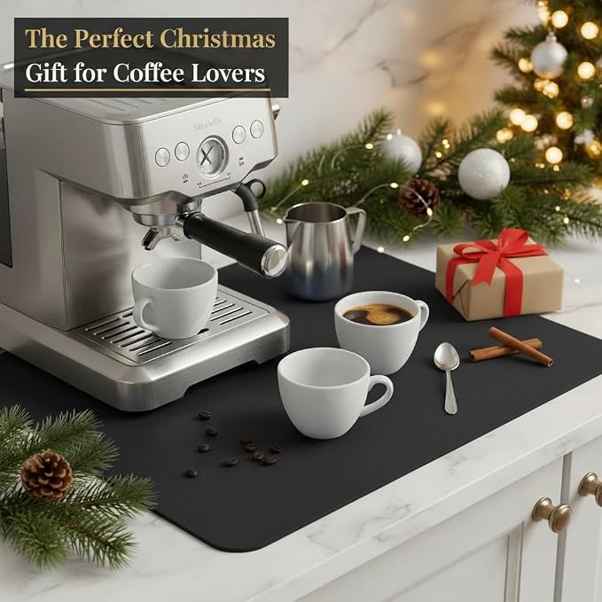 Dish Drying Mat Super Absorbent – 24" x 16" Coffee Mat - Image 8