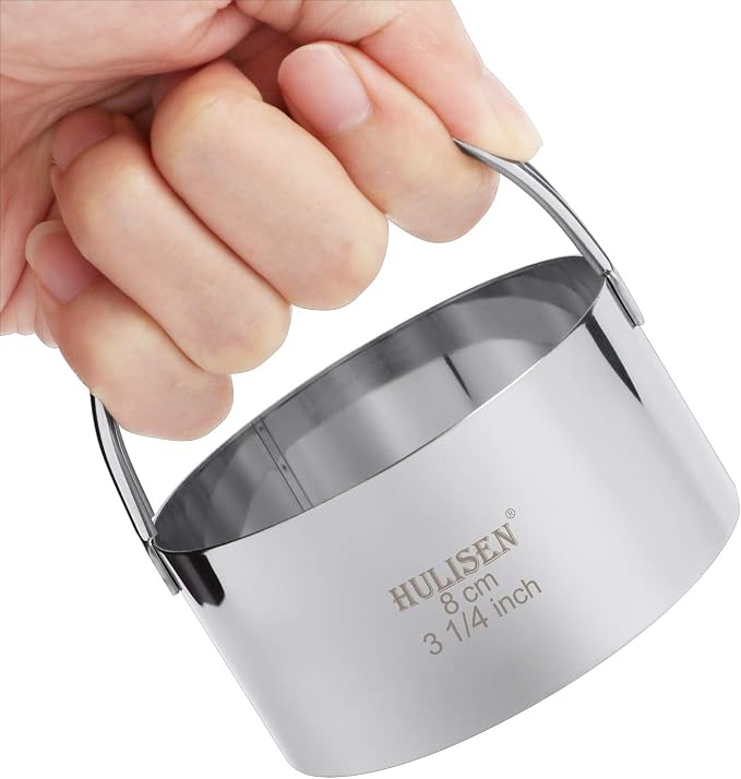 HULISEN Biscuit Cutter Set, Round Cookies Cutter - Image 2
