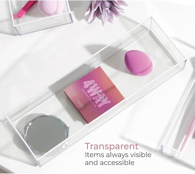 iDesign Plastic Makeup Drawer Organizer Tray - Image 3