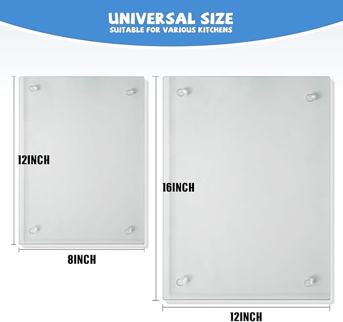 Mymonfif Tempered Glass Cutting Board - Image 2