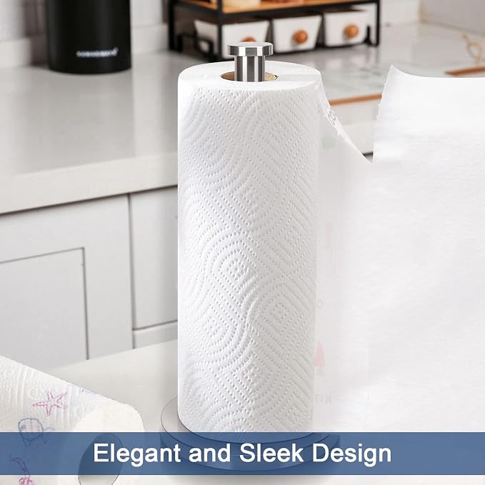 NearMoon Standing Paper Towel Holder, Kitchen Paper Towel Tissue Holder- - Image 6