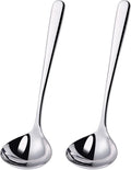 2 oz. Soup Ladles SUS304 Stainless Steel Gravy Ladle by Mafier