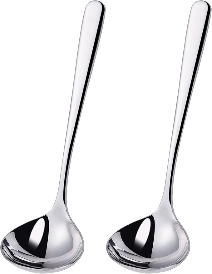 2 oz. Soup Ladles SUS304 Stainless Steel Gravy Ladle by Mafier