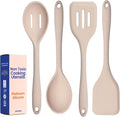 Non-Toxic Platinum Silicone Kitchen Utensil Set of 4 – Non-Scratch Cooking by Ziruma