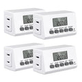 BN-LINK Indoor Digital Timer Outlet, 24 Hour Light Timer Easy Programmable by BN-LINK