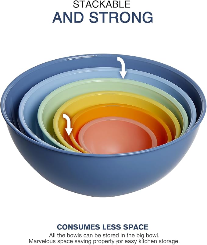 Greentainer Plastic Mixing Bowls - Image 3