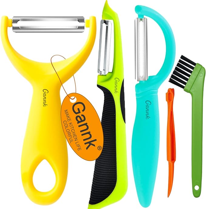 GANNK Vegetable Potato Peelers for Kitchen, Y Peeler for Apple Fruit Carrot by Gannk