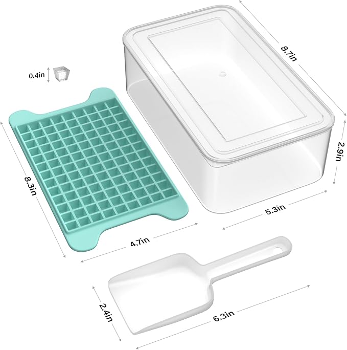 Mini Ice Cube Tray for Freezer: FDDBI Small Ice Trays for Freezer - Image 2
