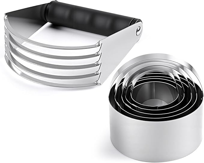 Ninsula Pastry Cutter Set, Stainless Steel Professional Pastry Blender by Unknown