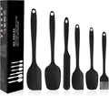 Silicone Spatulas Set of 6, Rubber Spoon Spatula Heat Resistant Spoonula One by MOACC