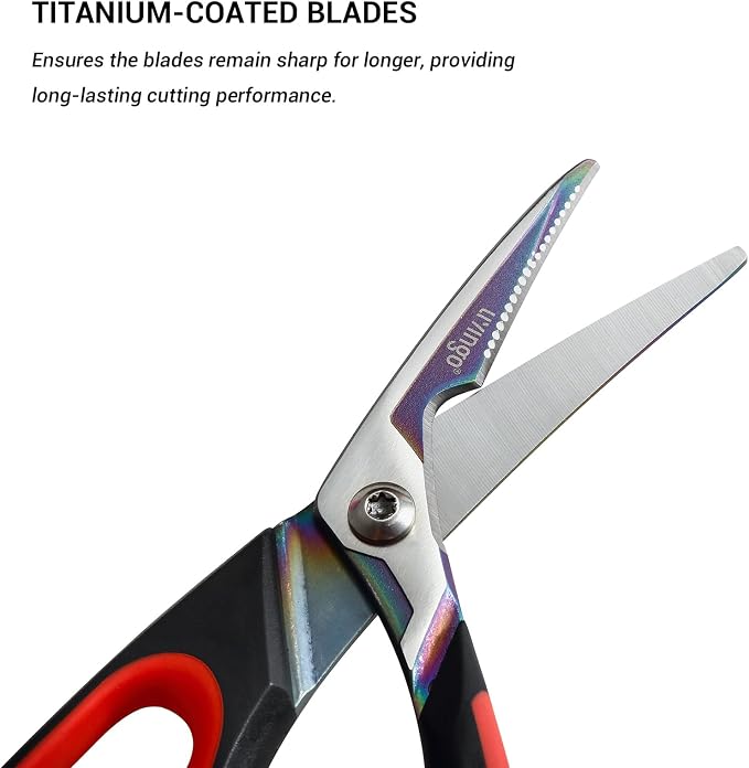 LIVINGO Heavy Duty Kitchen Scissors - Image 3