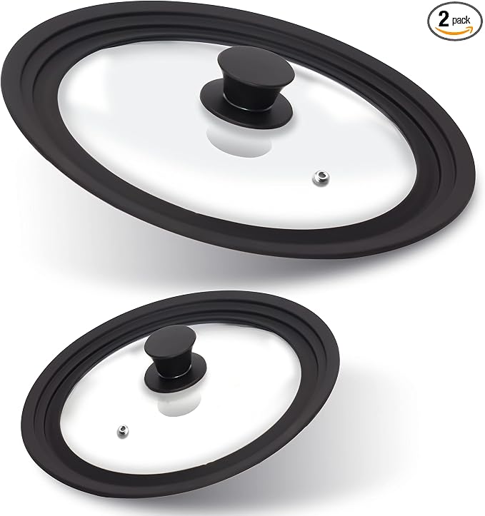 Anaeat Silicone Universal Lid for Pots, Pans and Skillets by Anaeat