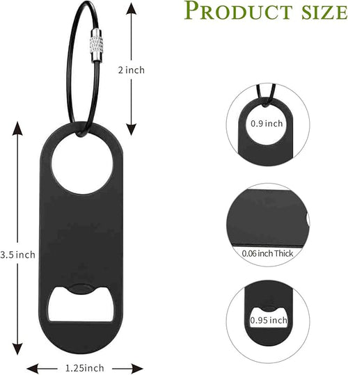 5 PACK Stainless Steel Flat Bottle Opener - Image 2
