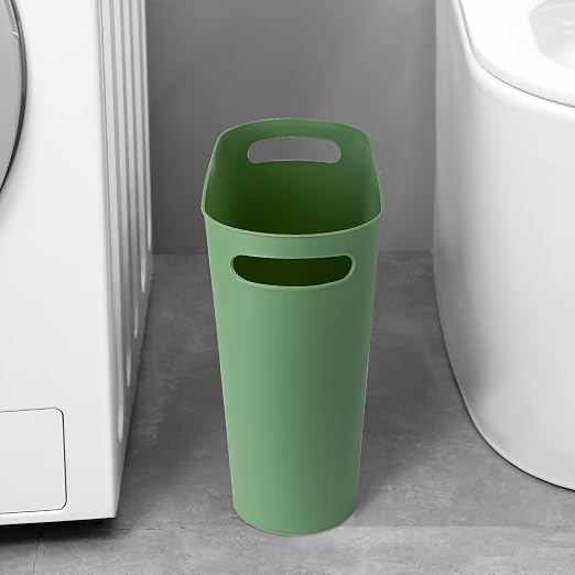 rejomiik Small Trash Can, 3.5 Gallon Slim Garbage Can Plastic Waste Basket - Image 2