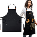 Cotton Canvas Apron for Women & Men – Adjustable Neck Strap & Waist Ties by Unknown
