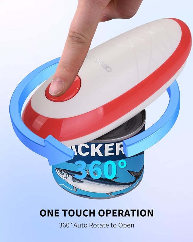 CIRCLE JOY Electric Can Opener, One-Touch Automatic Can Opening - Image 8