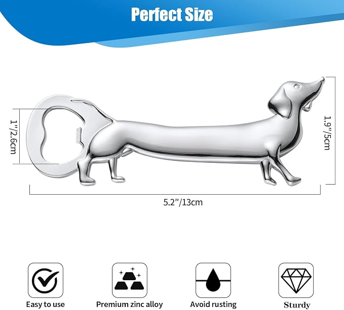 Dachshund Dog Bottle Opener Beer Opener, Dachshund Gifts Sausage Dog Gifts - Image 2