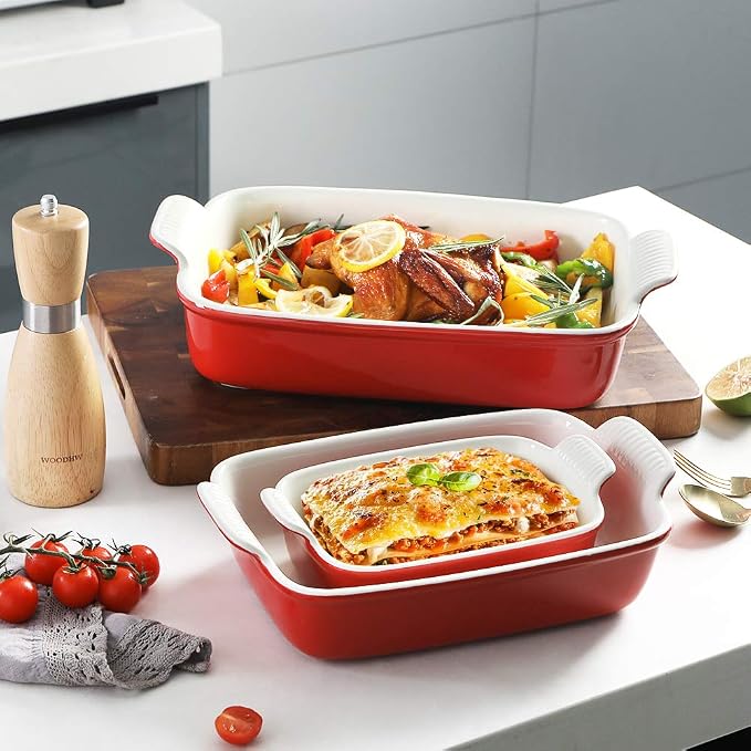 Sweejar Baking Pans Set, Ceramic 9x13 Baking Dish - Image 5