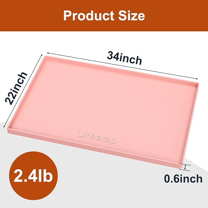 ukeetap Extra Thick Silicone Mat Waterproof - Image 7
