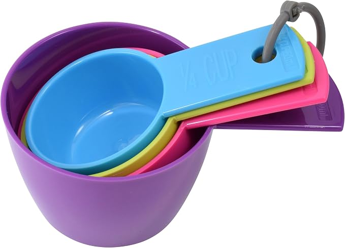 R&M International Colorful Measuring Cups, 4-Piece Set - Image 3