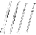 4 PCS Cake Decorating Tools Set, Stainless Steel Pearl Sprinkles Pen Pearl by Xinjoduz