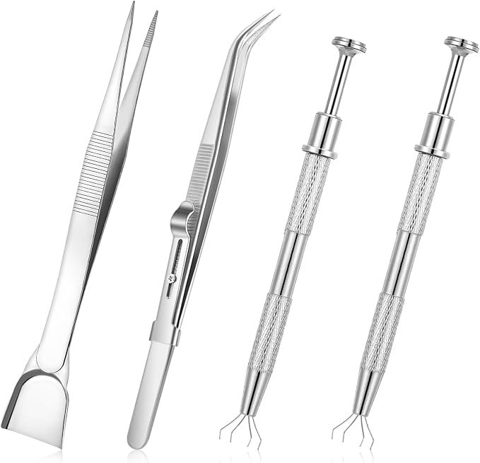 4 PCS Cake Decorating Tools Set, Stainless Steel Pearl Sprinkles Pen Pearl by Xinjoduz