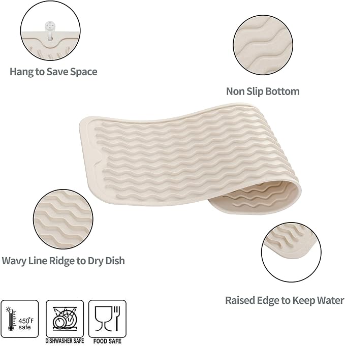 MicoYang Silicone Dish Drying Mat - Image 3
