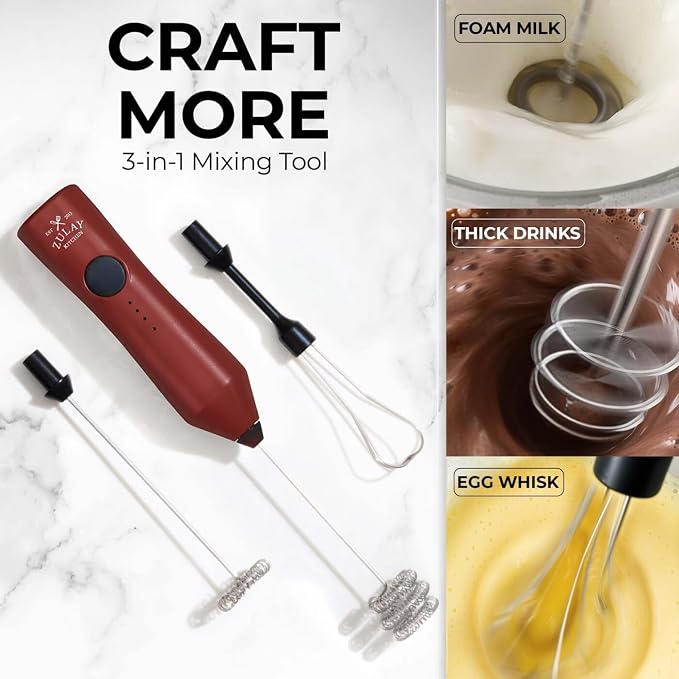 Zulay Kitchen Rechargeable Milk Frother - Image 7