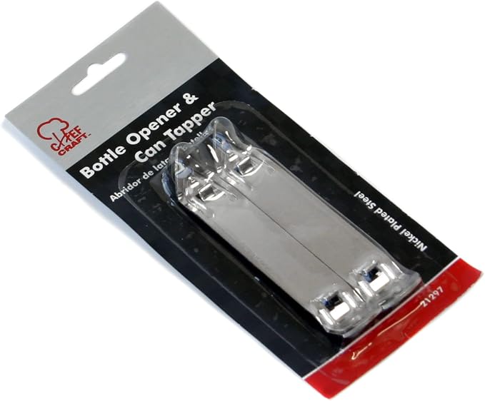 Chef Craft Select Durable Plated Iron Bottle Opener, 4.5 inches in length 2 - Image 2