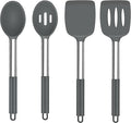 TeamFar Kitchen Utensils, for Non-stick Cookware Flipping, Draining – Gray by TeamFar