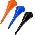 3-Pack Long-Neck Oil Funnels, Gas & Transmission Fluid by Cartisen