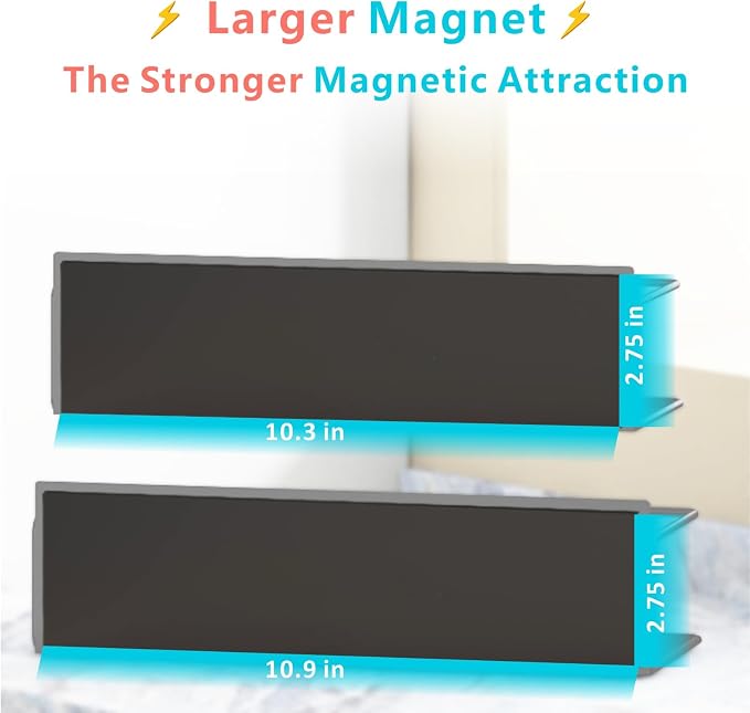 Magnetic Spice Rack For Refrigerator, Space Saving Magnetic Shelf For Fridge - Image 5