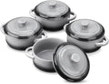 LOVECASA Mini Cocotte with Lid, 12 OZ Small Casserole Dish by LOVECASA