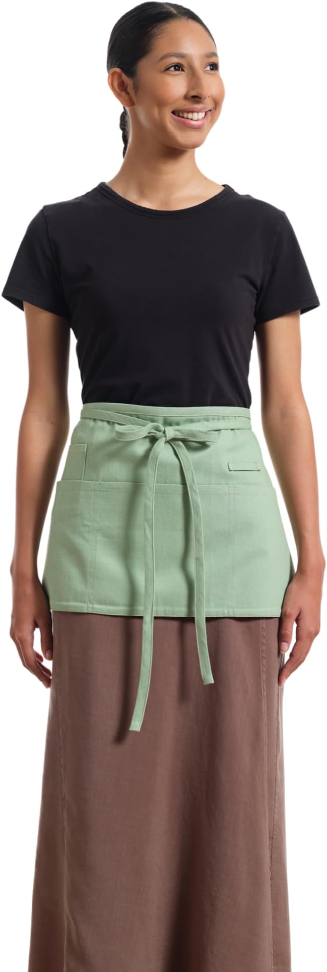 MEEMA Chef Waist Apron Cotton Fabric |Washable & Breathable Waitress & Server - Image 2