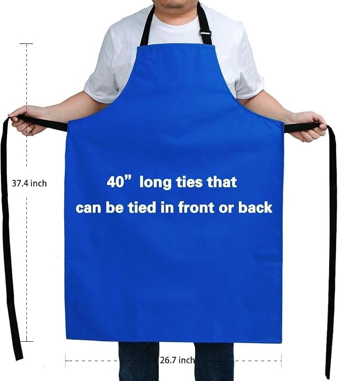 Waterproof Apron for Men and Women, Durable Heavy Duty Extra Long Adjustable - Image 3