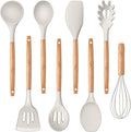 P&P CHEF Silicone Cooking Utensils Set, 8-Piece Kitchen Cooking Utensil by PPCHEF
