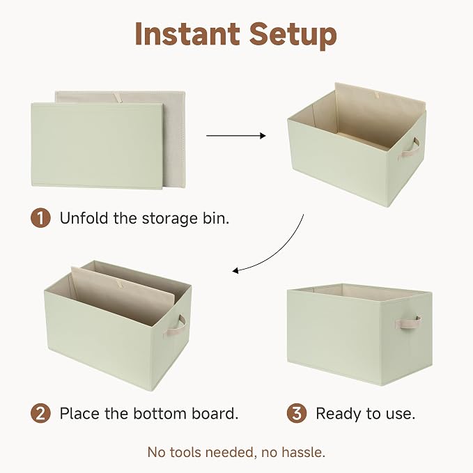 StorageWorks Storage Basket for Shelves, Closet Organizers and Storage Baskets - Image 8