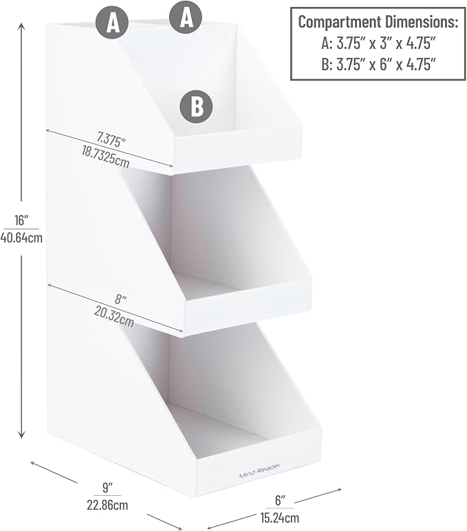 Mind Reader Coffee Tea Utensil and Condiment Station, Countertop Organizer - Image 3