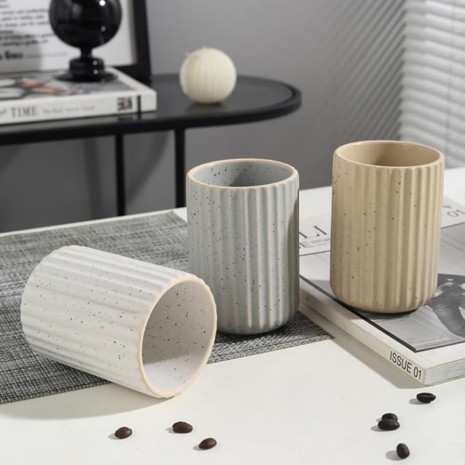 TOPYOKK Stoneware Coffee Bar Utensil Holder Tea & Coffee Spoon & Stirrer Holder - Image 7